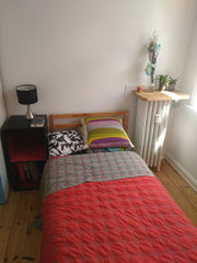 Cozy bedroom (10m2) in large apartment. We have a big living room that you are m Copenhagen, Denmark Cozy bedroom for one person in big apartment Private room in rental unit vacation rental 51596876
