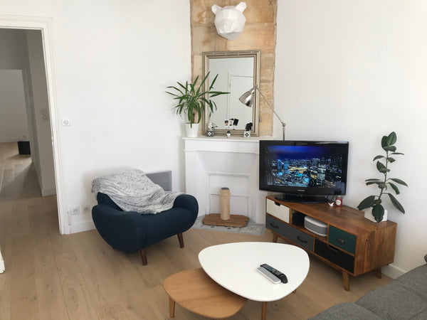 Appartement traversant de 70m2 au centre de Bordeaux, donnant sur une rue calme  Bordeaux, France Appartement lumineux et calme Place de la Victoire Entire rental unit vacation rental 45341959