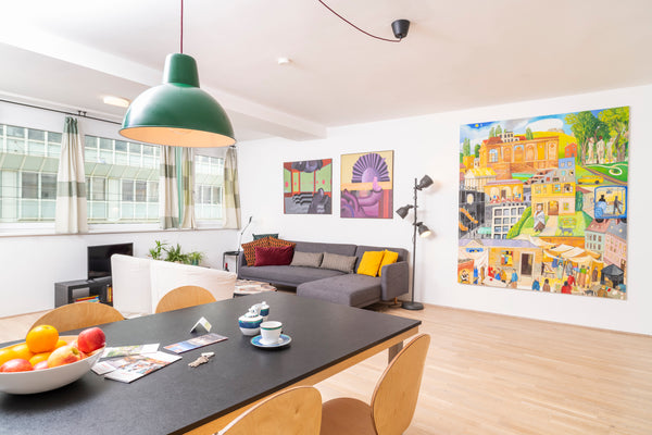 Only three-minute away from Karlsplatz, a bright and modern furnished apartment  Vienna, Austria Art Apartment Karlsplatz Entire serviced apartment vacation rental 51901680