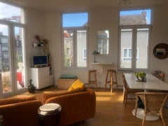 Het lichtrijk 1-slaapkamer appartement (de slaapkamer is afgesloten met een niet Antwerp, Belgium Mooi 1-slaapkamer appartement in Antwerpen Entire condo vacation rental 607103657866078446