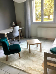 Ce T3 est utilisé à l'année par des étudiants, et disponible l'été pour les vaca Mérignac, France Chambre 17m2 avec bureau Mérignac centre Private room in rental unit vacation rental 43684359