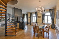 An impressive Neo-Baroque corner building facing a spectacular and suggestive la Prague, Czechia FRESCO APT. WALK TO CHARLES BRIDGE Entire loft vacation rental 5331996