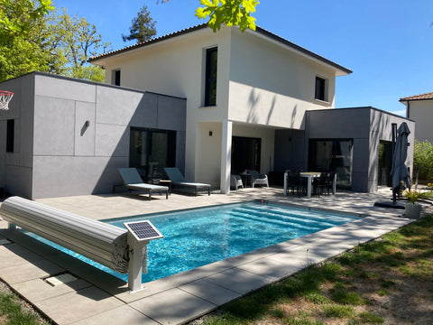 This recently constructed home boasts 150m2 of living space and is tastefully de  Contemporary home with pool and large garden Entire home vacation rental 34385233