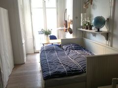 Bright 14m2 high-ceiling room with balcony. The room includes a cozy double bed  Copenhagen, Denmark Classic and cozy room with peak view to the lakes. Private room in rental unit vacation rental 26928875
