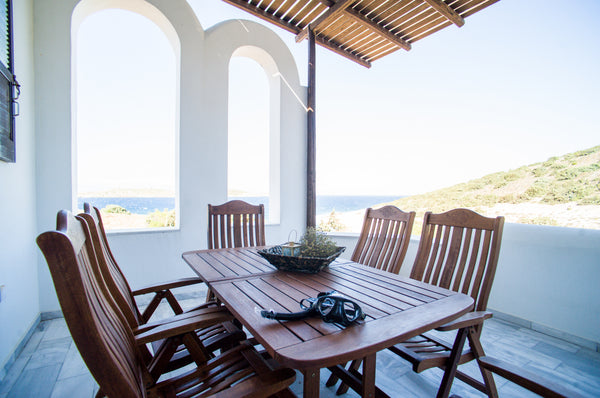 A calming and relaxing beach house with an uninterrupted view of the Aegean sea. Greece 5. Aegean View Seaside House Syros Island Cycladic home vacation rental 20008162