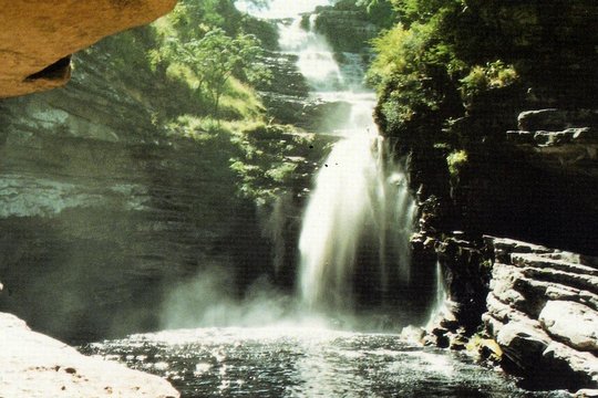 The Sossego Waterfall Hike by Discover Chapada  Private Tours and Travel Guide America Bahia CITY Lencois Destination Tour