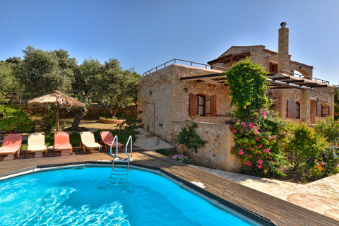 A traditional stone-built villa in perfect harmony with the natural environment,  Io Villa with private pool and panoramic view Entire villa vacation rental 14706894
