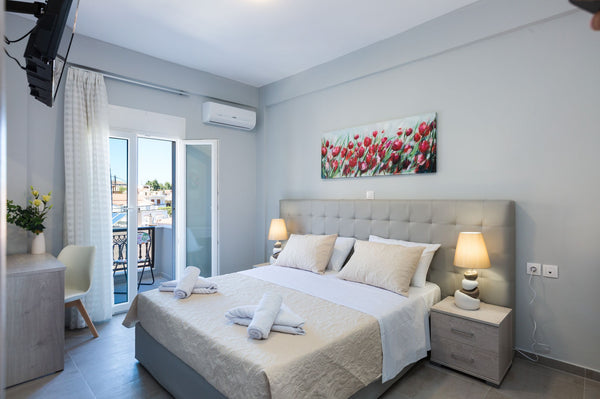 Conveniently located in Panormos Village at the crossroads of Rethymno and Herak  Kasapa - Deluxe apartment Entire rental unit vacation rental 42372032
