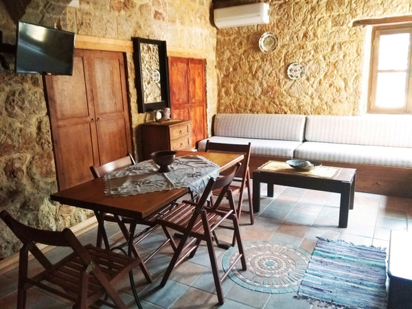 Rosalia apartment is a beautiful stone built one bedroom apartment in Chalki tha Greece Rosalia Apartment Entire home vacation rental 31951882