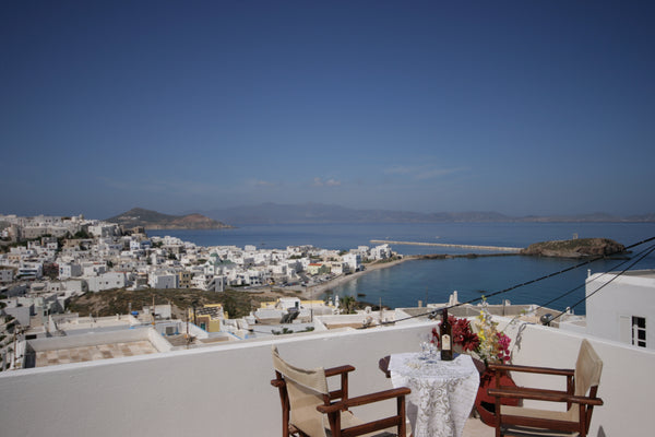 Special studio is located on the top of a beautiful hillside called Grotta in Na Naxos, Greece Evilion Terrace- studio (sea view) 2-3 adults Entire rental unit vacation rental 11340460