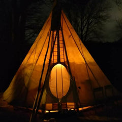Feëriek, unieke belevenis. Slapen in een authentieke tipi in de natuur en een bo Gent, Belgium Amazing  Tipi experience! Nature & Culture Gent 💚 Tipi vacation rental 661628538010081075