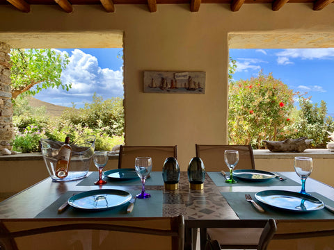 A cozy, relaxing two-bedroom apartment with marvelous views of the Agios Romanos Athens, Greece Lara's Place in Tinos - Agios Romanos Entire rental unit vacation rental 26077294
