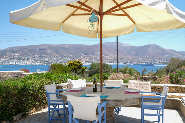 This wonderful home, is situated on a slight hillside.   Only a  5 min walk to o Athens, Greece MARA - Meditteranean house 5' from the beach. Cycladic home vacation rental 6876342