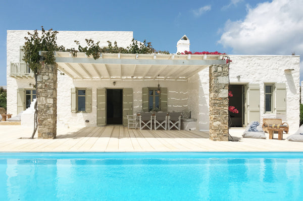 Situated only 100 m from the coast, beside the quiet bay of Ampelas and a 8-minu Paros, Greece Villa Pavane in Filizi, Ampelas! Cycladic home vacation rental 21418299