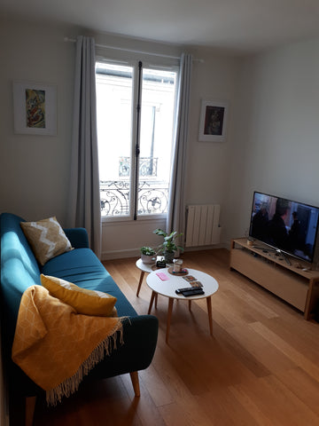 Appartement lumineux de 27m2, totalement rénové en 2018, situé dans le quartier  Paris, France 2 pièces lumineux et cozy - Proche Buttes-Chaumont Entire rental unit vacation rental 24989758