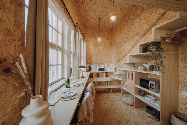 The Tiny House is a modern, atypical and above all eco-responsible accommodation  Tiny House on the Grand Place of Brussels Tiny home vacation rental 52608487