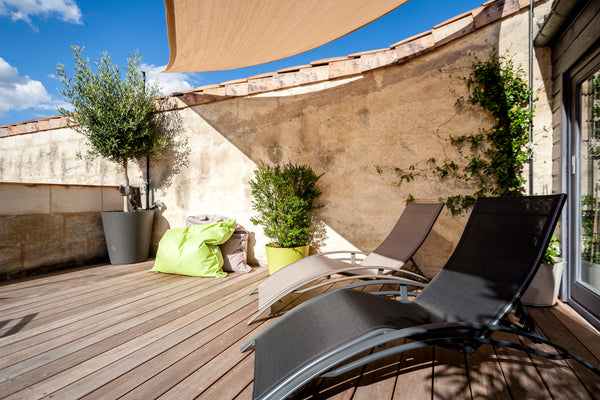 Idéalement situé en plein coeur du centre ville historique, ce charmant duplex d Bordeaux, France Duplex de charme, grande terrasse Entire rental unit vacation rental 4066801