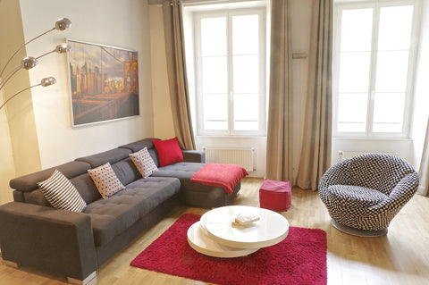 Location saisonnière meublée dans un spacieux T2 de 62m2 situé au 2e étage sans   América - 62m² spacieux, quartier St Pierre Entire rental unit vacation rental 24791834