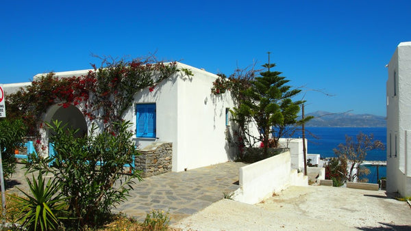 A traditional apartment in Piso Livadi Paros, with large terrace, which overlook Athens, Greece Apartment with Sea View, Paros Entire rental unit vacation rental 10509856