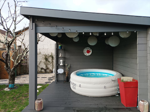 Bienvenue dans notre petit coin de paradis!<br />Nous possédons une échoppe bord Villenave-d'Ornon, France Échoppe avec spa ou piscine Entire townhouse vacation rental 6153615