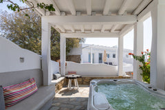 New studio designed using beautiful wood features. With king size bed and  a ful Greece Superior Suite. Garden/ Sea View, terrace Hot Tub. Private room in bed and breakfast vacation rental 11661717