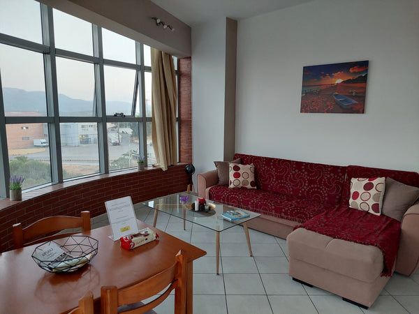 The apartment is located in the entrance of Sitia. It's just 3 minutes to the ce Sitia, Greece Glass Building Apartment Entire rental unit vacation rental 49140609