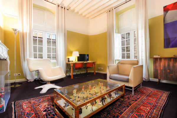 THE CONCEPT <br /> <br />This XVIIIth century residence of character combines th  Wonderful yellow suite and its bewitching mirror Private room in bed and breakfast vacation rental 45966493