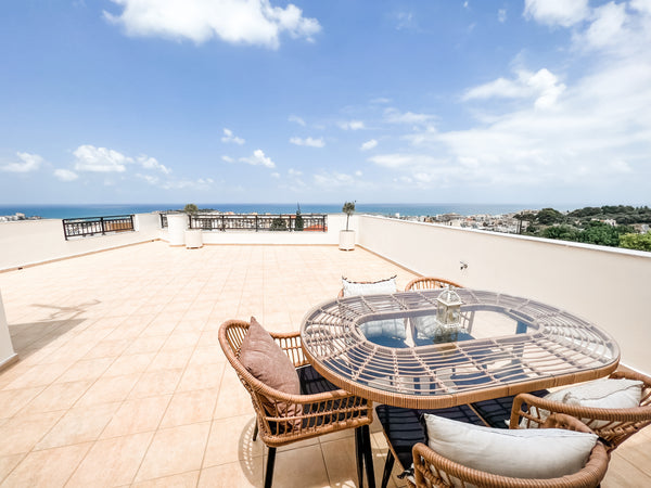 A home away from home for the conscious traveler.<br /><br />Ground into the spa Rethimnon, Greece Conscious Condo with stunning city and sea views Entire condo vacation rental 675104445986885554