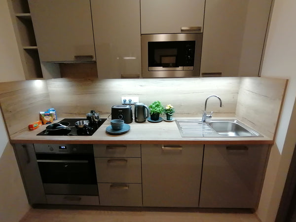 New modern Apartment with terrace, located 2 min from Křižíkova metro station, a Prague, Czechia Your perfect stay in Karlín Entire rental unit vacation rental 35333154