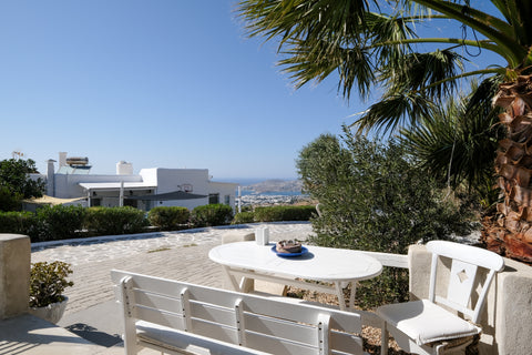 A brand new studio of Cycladic design on the hill above Parikia in Paros. It has Paros, Greece "Votsalaki" new studio in Parikia, Paros Cycladic home vacation rental 18818488