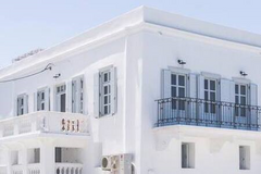 One Manto Square is a classical mansion house set over 2 floors.The iconic build  One Manto Square Deluxe House Cycladic home vacation rental 36401071