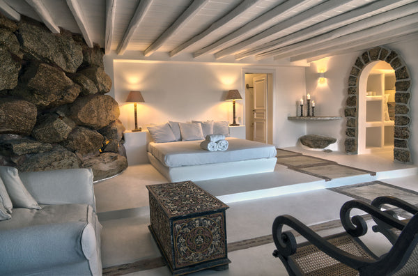 The Guest house @ Villa DELILA is an incredible Mykonian private guesthouse acro Mikonos, Greece The Rock House  @ Villa Delilah Cycladic home vacation rental 43882481
