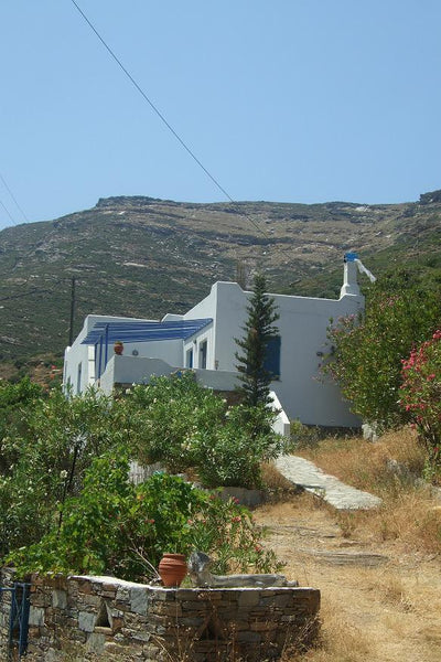Remote farmhouse in a beautiful valley in Ateni village. Looking at the river be Athens, Greece Farmhouse in Ateni, Andros Cycladic home vacation rental 8961911