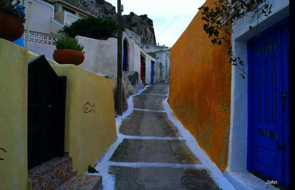 Village Akrotiri  is on the hill to the south side of the island<br /><br />The  Greece Sotiris Akrotiri Cave Cycladic home vacation rental 29836062