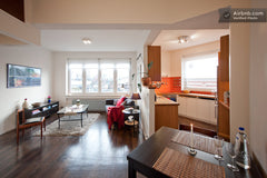 The apartment is on the fourth floor of a quiet apartment block with an elevator Brussels, Belgium Light modern apartment with parking Entire rental unit vacation rental 3249413