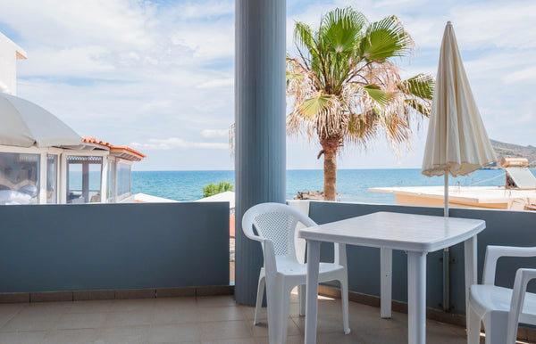 Studio POSEIDON  is a 1st floor studio with 2 balconies, full equipped and it be Agia Marina, Greece Studio POSEIDON - 1st floor Seaview Entire rental unit vacation rental 18563073