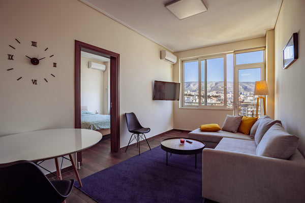 Our lovely refurbished apartment is quiet, spacious and located 5 minutes on-foo GR Spacious apartment next to Acropolis for 4. Entire rental unit vacation rental 43413046