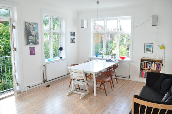 Large 160 sqm (1720 sqft) apartment with 4 bedrooms, dining room, living room, p Copenhagen, Denmark Large sunny apt with garden in city Entire condo vacation rental 1251892
