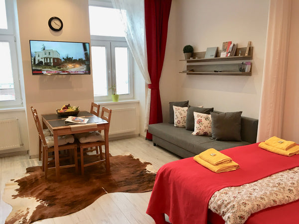 Studio apartment for up to 6 persons:<br />- Double bed queen size (160cm x 200c Vienna, Austria Near Palace Schönbrunn, Apt. 9 Entire rental unit vacation rental 4315543