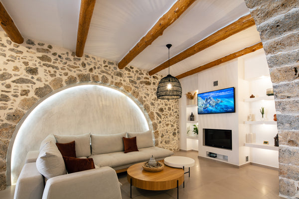 Petrino House is a traditional renovated stone house in the village of Mirthios, Myrthios, Greece Petrino House | Traditional Two-Bedroom House Entire home vacation rental 670187300185962017