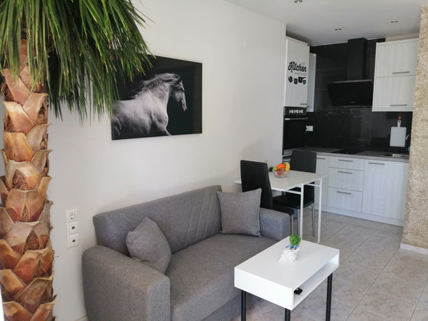 Newly refurbished modern studio with fully equipped. The studio located 7 minute Heraklion, Greece Elegant studio in sunny area, not far from sea Entire rental unit vacation rental 33775112