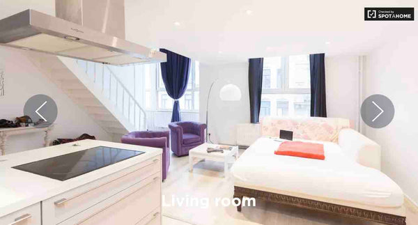 Duplex meublé, 1er étage, côté jardin, très lumineux et tout neuf situé près de  Brussels, Belgium Magnifique duplex 2 chambre à Ixelles Entire rental unit vacation rental 9140048