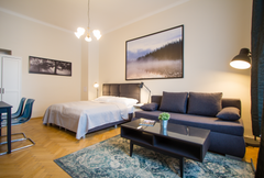 The studio apartment is suitable for up to 4 people. The living room has a doubl Vienna, Austria checkVIENNA - Erdberg Studio Entire rental unit vacation rental 39742406