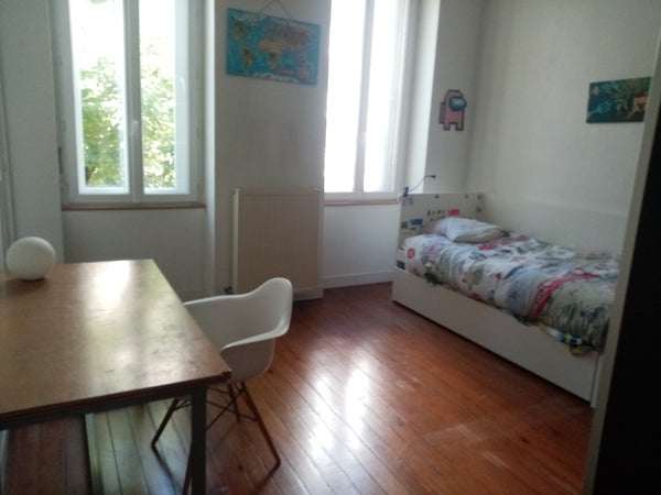 Je loue à la nuitée pour une personne une chambre dans le domicile ou je vis. Sa  Chambre avec salle de bain privée Private room in townhouse vacation rental 666457734413988482