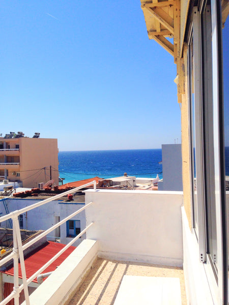 This loft has one of the best sea views in town. It is also:<br />- 5 minutes by Rhodes, Greece Loft for 2 inside the town near Elli Beach Entire rental unit vacation rental 14736609