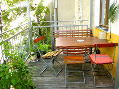 The 43 m² big flat is located closed to the Siebenbrunnenplatz in a very favorab Vienna, Austria Apartment with wonderful terrace Entire condo vacation rental 1485882