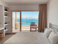 The studio is located in front of the long sandy beach, just a few steps from th Naxos, Greece Spacious studio, amazing sea view, hottub facility Entire rental unit vacation rental 10898152