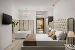 Pozzi Di Lusso Suite Leone is a brand new, ground floor 1-bedroom Suite of 40 sq Chania, Greece Pozzi Di Lusso Suite Leone, in Venetian old Harbor Entire rental unit vacation rental 33956149