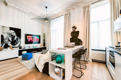 - MINIMUM RENTAL: 3 MONTHS<br /><br />Contemporary bright apartment studio with  Brussels, Belgium Châtelain - Bright Studio Apartment with Balcony Entire condo vacation rental 15653340