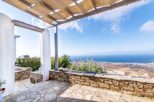 Two-bedroom holiday house with a breath-taking view of the Aegean. <br /><br />T Sweden High Vani Cycladic House Cycladic home vacation rental 32832675